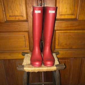 Hunter Boots Tall Red Women’s